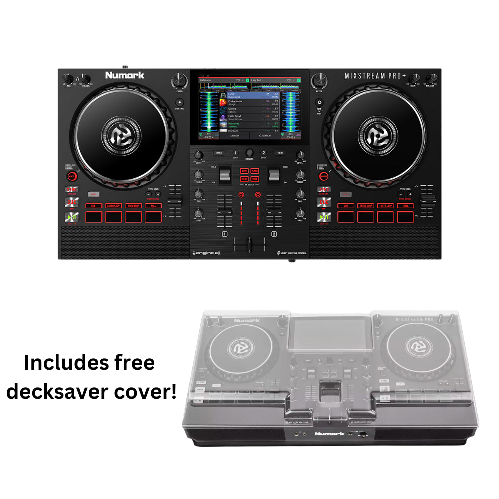 Numark Mixstream Pro+ DJ Controller Including Free Decksaver Cover – Simply  Sound and Lighting