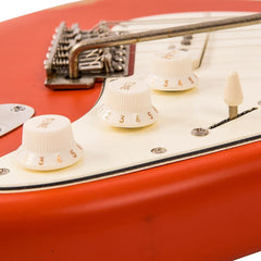 Vintage V6 Icon - Distressed Firenza Red