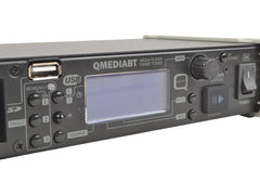 Q-Venue Sound QMEDIABT Media Player with Bluetooth, FM Tuner, Built-in Jingle Player