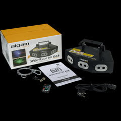 Algam Spectrum Six RGB 6 Beam 360 mW Laser Unit