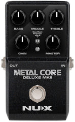 Pédale NUX Metal Core Deluxe mkII, pédale de guitare à gain élevé