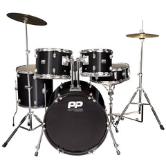 Pp 5pc Fusion Drum Kit- Black