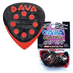 Dava Grip Tips Red Delrin Hang Bag Of 6