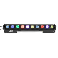 2x AFX CHASER-MOVING-BAR RGBW LED Beam Bar With Carry Bag