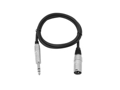 Câble Adaptateur Omnitronic XLR(M)/Jack Stéréo 2M Bk