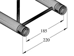 Alutruss Decolock Dq2-3000 2-Wege-Querträger