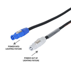 LEDJ 1m Neutrik PowerCON Link Cable - 2.5mm H07RN-F