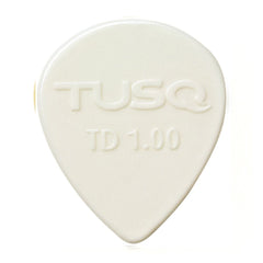 Graphtech Tusq Tear Drop Pick 1.00mm White - 6pcs