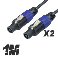 2x Roar 1M Speakon Speaker Cable