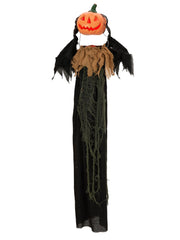 EUROPALMS Halloween Figure Pumpkin Head, animated 115cm