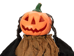 EUROPALMS Figurine Halloween Tête de Citrouille, animée 115cm