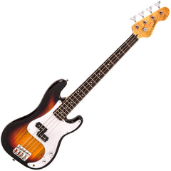 Encore 7/8 Bass Guitar- 3 Tone Sunburst