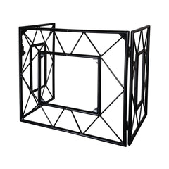 Equinox Truss Booth Matt Black inkl. Overhead-Gantry-DJ-Disco-Beleuchtung