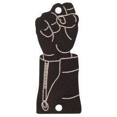 Joe Doe Truss Rod Cover In Aged Black - Fist Bump