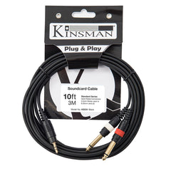 Kinsman Standard Connector Stereo To Mono Jack