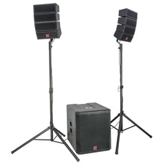 BST HELIOS2.1 Aktives 2.1 Line Array PA-System 8 Satelliten + 1 Subwooder 900W