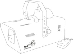 QTX SW2 1200w Schnee-/Schaummaschine inkl. Fernbedienung