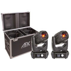 AFX HOTBEAM-3R-PACK Moving Head 150W (BEAM-SPOT-WASH) In a Flight Case