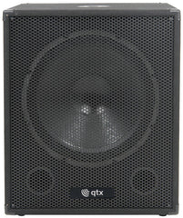 QTX QT15SA Active Subwoofer Powered Bass Bin 15" 600W