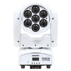 4x Equinox Fusion 120 Zoom MKII (weißes Gehäuse) Moving Head Light 90w