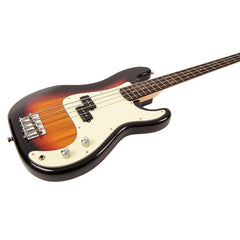 Vintage V40 Coaster Bass Guitar Pack - 3 Tone Sunburst