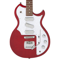 Rapier Deluxe Electric Guitar - Thru Red