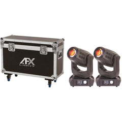 AFX HOTBEAM-10R-PACK 2x 10R Moving Heads 280W (Beam/Spot/Wash) In Flight Case