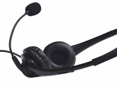 USB Multimedia Headset inc Microphone Skype Zoom Video Call Laptop PC