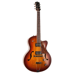 Godin 5th Avenue  Semi Acoustic Guitar - Cognac Burst Kingpin Ii Hb