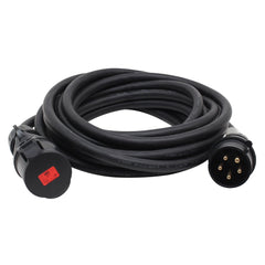 PCE 5m 32A Male - 32A Female 3PH 6mm 5C Cable