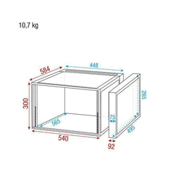 Boîtier DAP DoubleDoor 6U