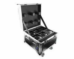 Chauvet Professional WELLFit DMX LED Uplighter 6x im Lade-Flightcase Chrom IP65