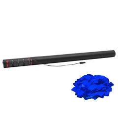 The Confetti Maker Electric Confetti Cannon 80cm Blue Metallic