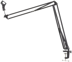 Citronic 180.002 Grand bras de perche de micro pivotant pour studio avec support de serrage de bureau