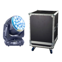 AFX BEEDREAM-1940RGB Bee Eye Wash Zoom Moving Head mit Ringeffekt 19X 40W RGBW LED inkl. Flightcase