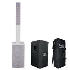 DAP Frigga Single Active Column PA System 2000w - White Inc Covers