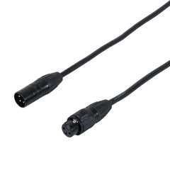 LEDJ 1m Seetronic IP 3-Pin Male XLR - 3-Pin Female XLR DMX Cable