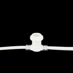 Showgear Guirlande lumineuse E27, Blanc 50 m, espacement de 100 cm Connectable