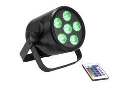 Eurolite AKKU PAR 6 QCL Battery Powered Spotlight 6 x 10W RGBW DMX Remote