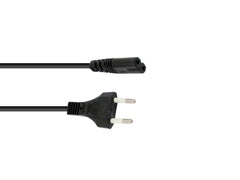 Omnitronic Euro Power Cable 1.5M Bk