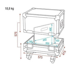 Boîtier DAP pour 2x moniteur M10