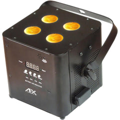 AFX FREEPARHEX-BL Hex Wireless PAR Battery Uplighter 4x 10W