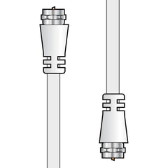 AV:Link Koaxial-F-Stecker auf Steckerkabel 10,0 m