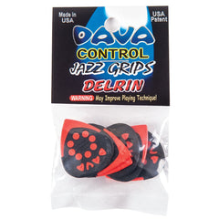 Dava Jazz Grip Picks- Hang Bag 6 Red Derlin