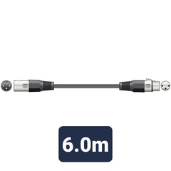 Câble DMX 6M, plomb 110ohm XLR 3p, haute qualité, Durable