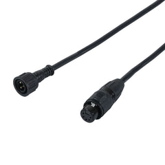 LEDJ 0.5m Hydralock DMX Male - Seetronic IP XLR 5-Pin Female Cable