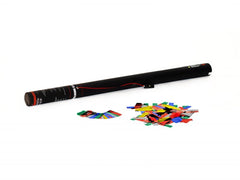 Canon à confettis électrique TCM FX 80 cm, multicolore métallisé