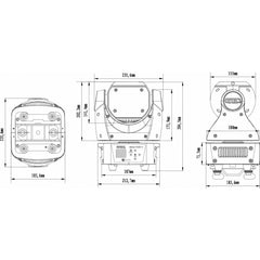 Briteq BEAM FURY-1 60W RGBW 4 Degree LED Moving Head