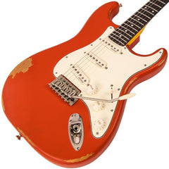 Vintage V6 Icon - Distressed Firenza Red