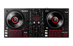 2x Intimidation PI-115 MK3 15" Two-Way Active Speakers 800w inc Stands With Numark Mixtrack Platinum FX DJ Controller